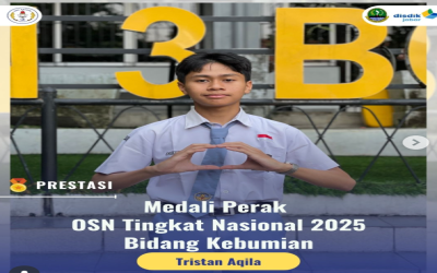 Juara 2 Olimpiade Sains Nasional (OSN) Bidang Kebumian Tingkat Nasional 2025